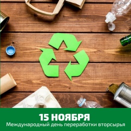15 ноября - День вторичной переработки