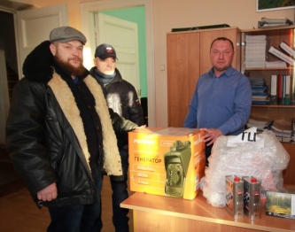 Помощь добровольческому отряду "Невский"